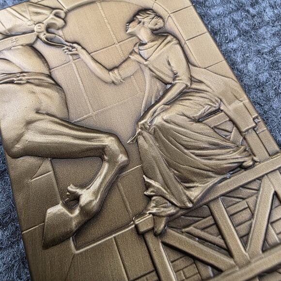 Brookgreen Gardens Bronze Plaque 2010 - Horse Woman Anna Hyatt Huntington w/ St - Picture 4 of 9